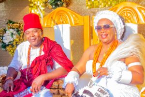 PROF EBELE, HUSBAND HONOURED WITH IYOM AND OZO TITLE.
